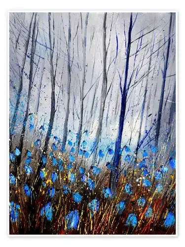 Flores azules del bosque de Pol Ledent