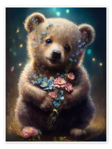 Flower Bear de Dolphins DreamDesign