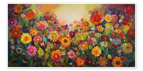 Flower Meadow I de Michael artefacti