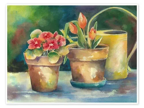 flower pots de Jitka Krause