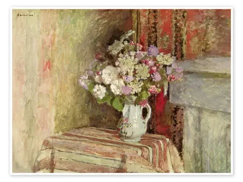 Flowers in a Vase de Edouard Vuillard Bridgeman Images