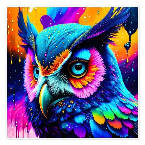 Fluo Owl II de Elena Dudina