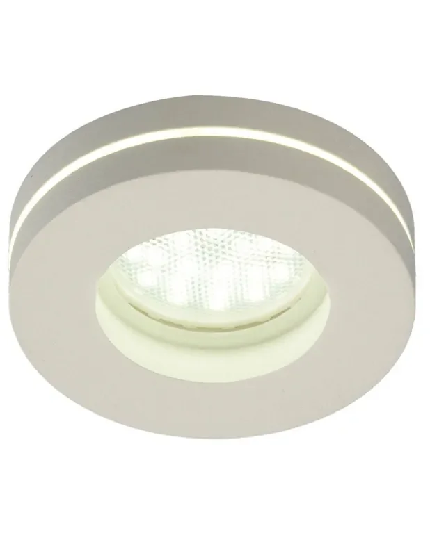 Foco Empotrable Blanco con Luz Lateral