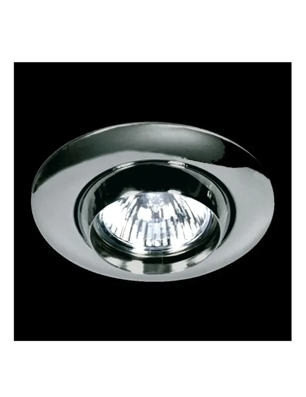 Foco Empotrable Orientable Bola Cromo