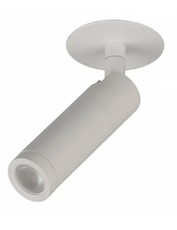 Foco Empotrar Blanco Cilindro Orientable Reemplazable