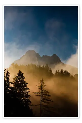 Foggy Morning in the Alps de Michael Helmer