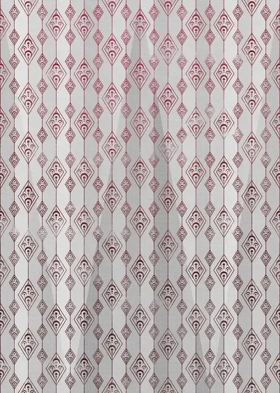 fotomural 3D gris y rojo de Sanders & Sanders – 611816