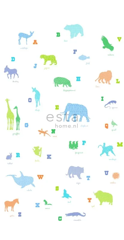 fotomural animales multi color de ESTAhome – 157320
