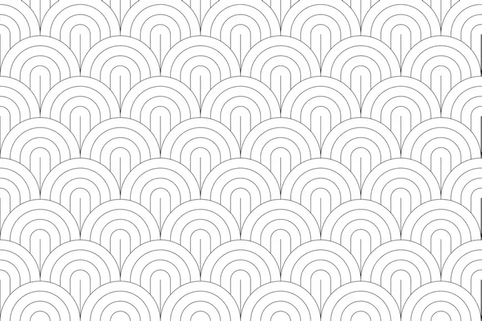 fotomural arte deco blanco y negro de ESTAhome – 159166
