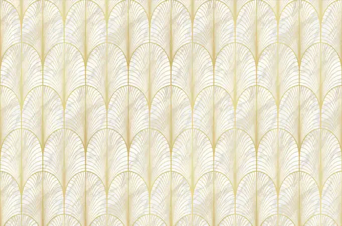 fotomural arte deco oro y gris de Sanders & Sanders – 640979