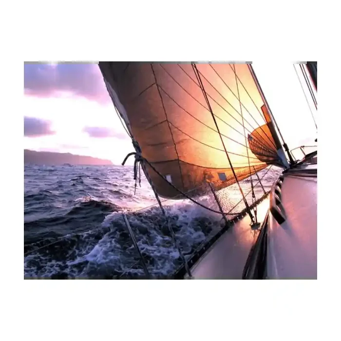 Fotomural Barco a Vela FDE003, 140cm. x 101.5cm., Vinilo Autoadhesivo Mate, Todo Color, Original, 0x0x0x0 cm.