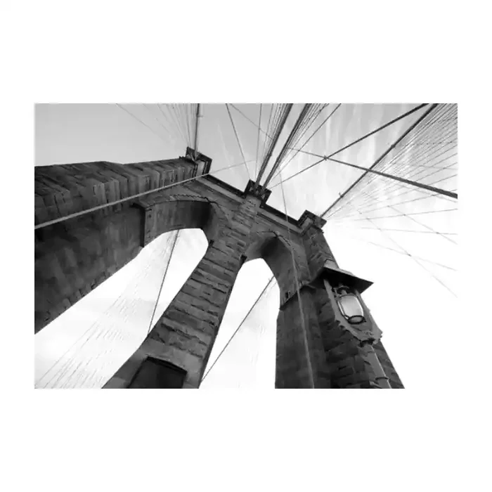 Fotomural Brooklyn Bridge FLF007, 100cm. x 68cm., Vinilo Autoadhesivo Mate, Todo Color, Original, 0x0x0x0 cm.