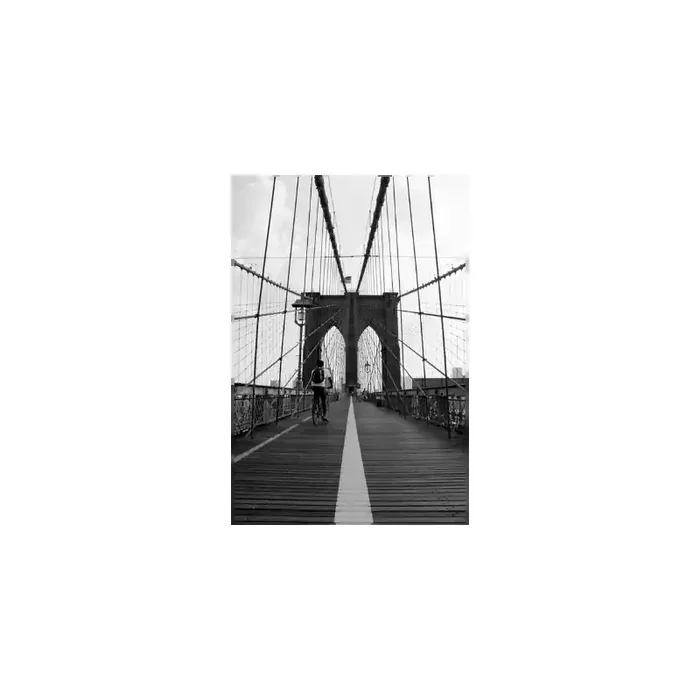 Fotomural Brooklyn Bridge FLF018, 120cm. x 180cm., Vinilo Autoadhesivo Mate, Todo Color, Original, 0x0x0x0 cm.