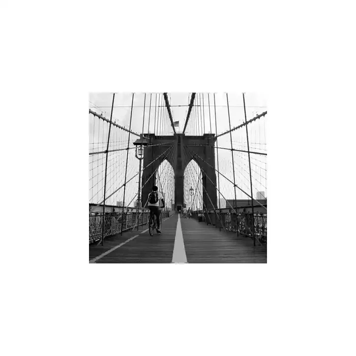 Fotomural Brooklyn Bridge FLF018, 200cm. x 190cm., Vinilo Autoadhesivo Mate, Todo Color, Original, 0x55x0x55 cm.