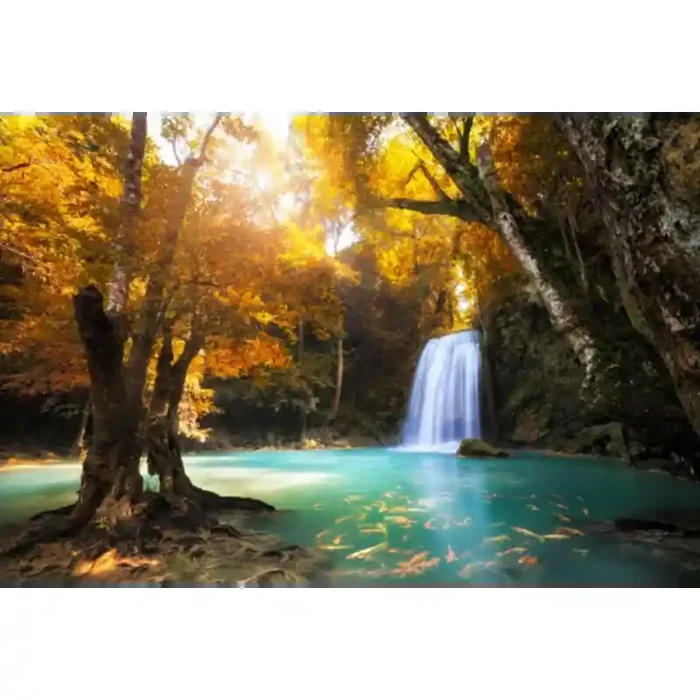 Fotomural Cascada FPR036, 100cm. x 67cm., Vinilo Autoadhesivo Mate, Todo Color, Original, 0x0x0x0 cm.
