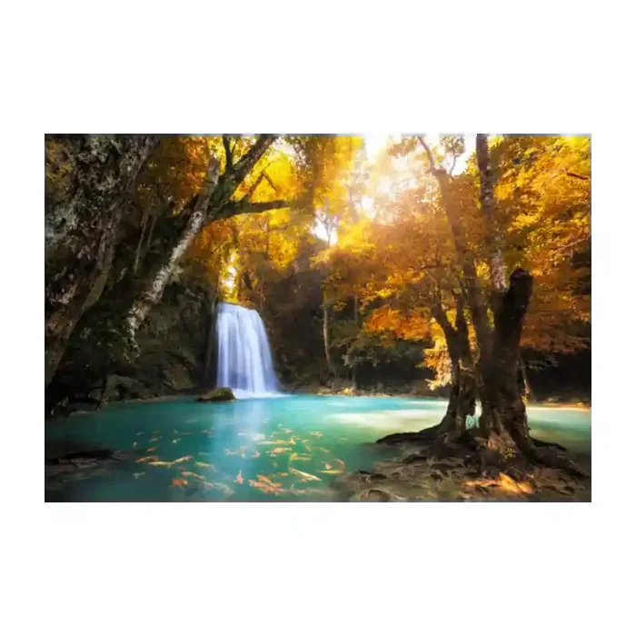 Fotomural Cascada FPR036, 260cm. x 240cm., Vinilo Autoadhesivo Mate, Todo Color, Invertir, 0x0x0x0 cm.