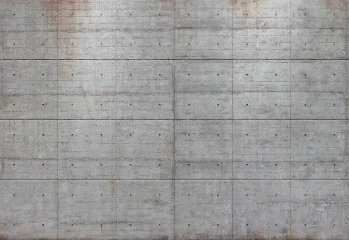 fotomural Concrete Blocks gris de Komar – 611031