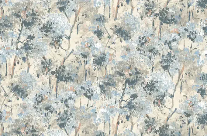 fotomural diseño floral azul de Sanders & Sanders – 640965