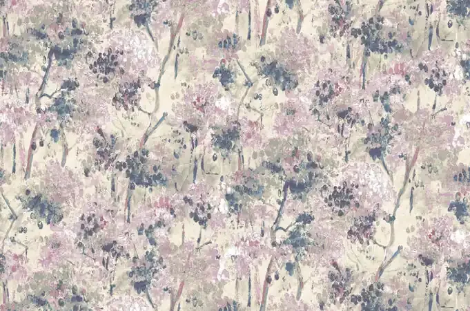 fotomural diseño floral rosa y verde de Sanders & Sanders – 640964