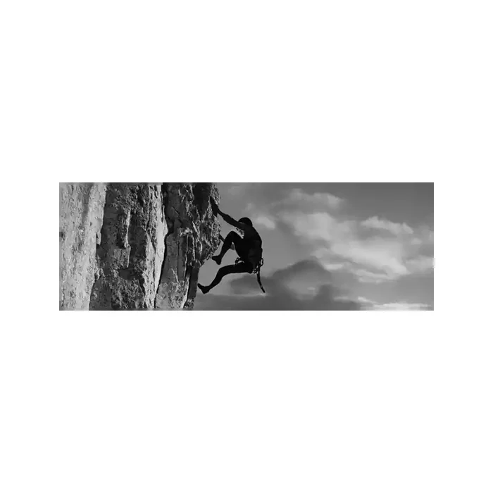 Fotomural Escalada FDE010, 300cm. x 100cm., Vinilo Autoadhesivo Mate, Blanco y Negro, Original, 0x23.53x0x158.97 cm.