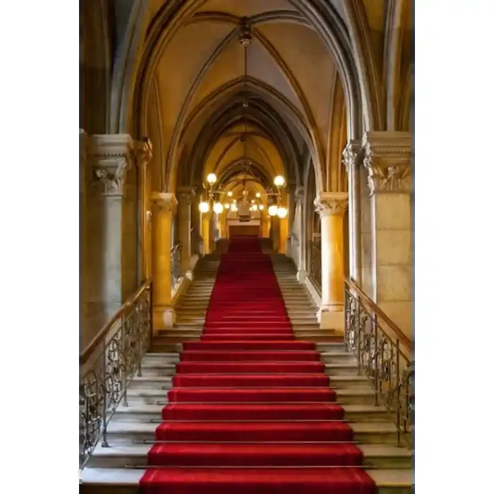 Fotomural Escaleras Castillo FPR016, 160cm. x 240cm., Vinilo Autoadhesivo Mate, Todo Color, Original, 0x0x0x0 cm.