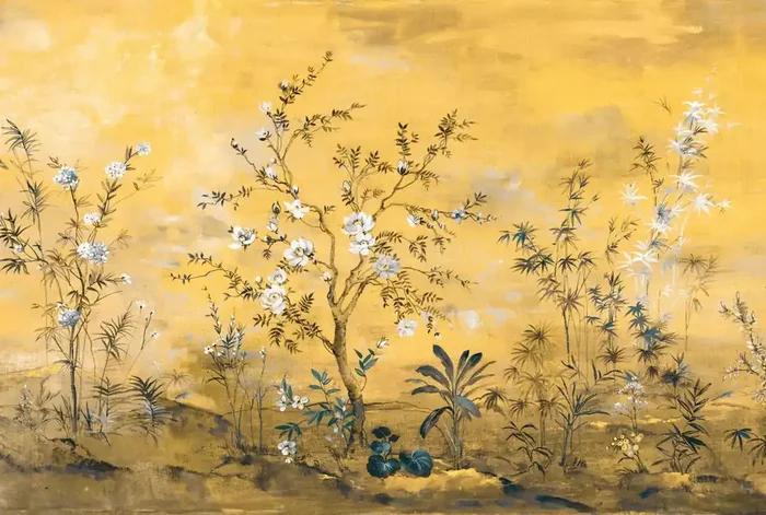 fotomural flores amarillo ocre de Komar – 611148