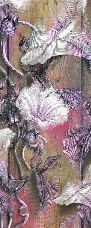fotomural Flores de cerezo beige y rosa de Sanders & Sanders – 611962