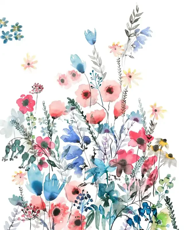 fotomural flores multi color de Komar – 610008