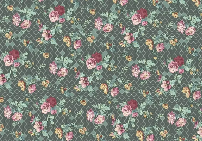 fotomural flores románticas multi color de Sanders & Sanders – 612033