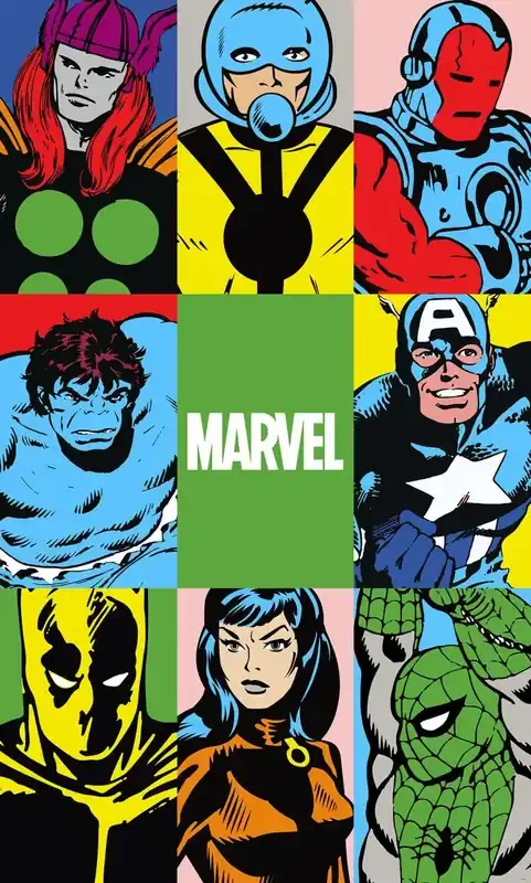 fotomural Héroes Marvel multi color de Komar – 612757