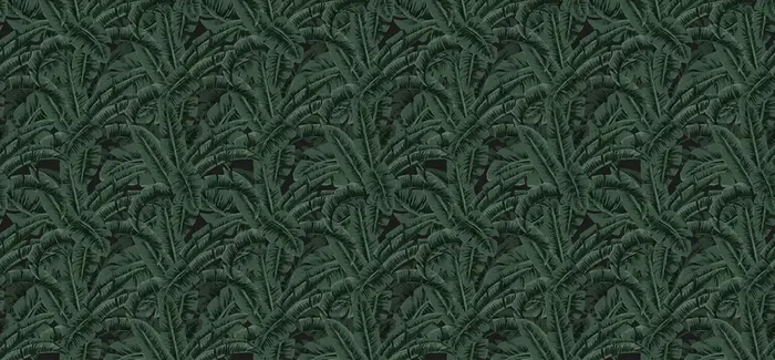 fotomural hojas de banano verde oscuro de ESTAhome – 159206