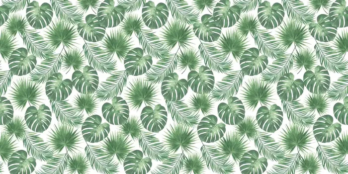 fotomural hojas tropicales verde de ESTAhome – 159143
