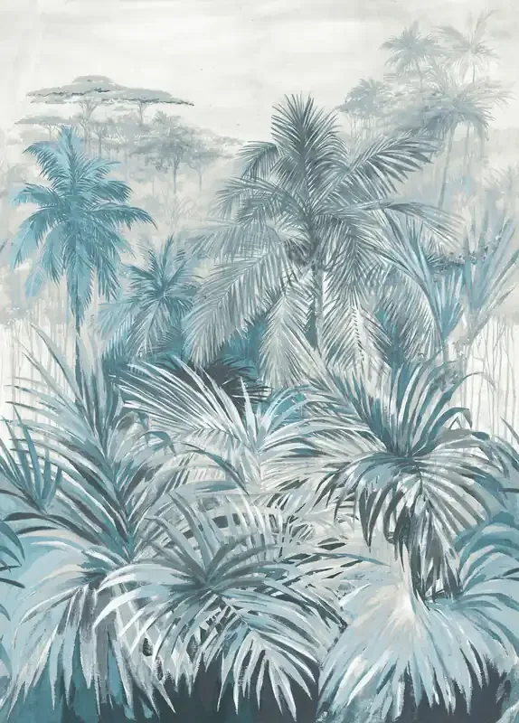 fotomural jungla verde agua azulado de Sanders & Sanders – 640279