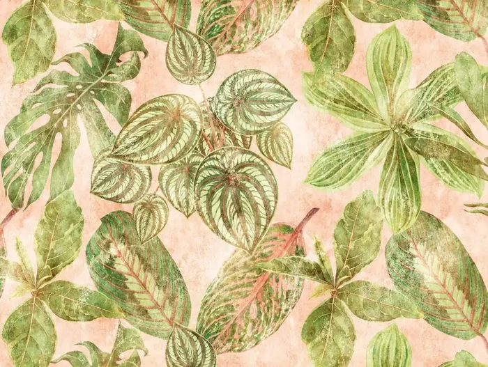 fotomural jungla verde y rosa de One Wall one Role – AS-382421