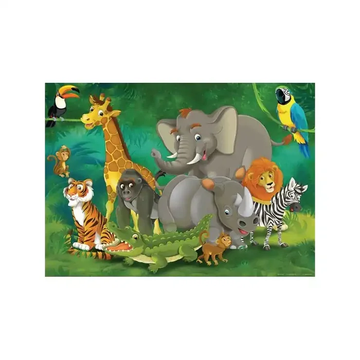 Fotomural JUNGLE ANIMALS