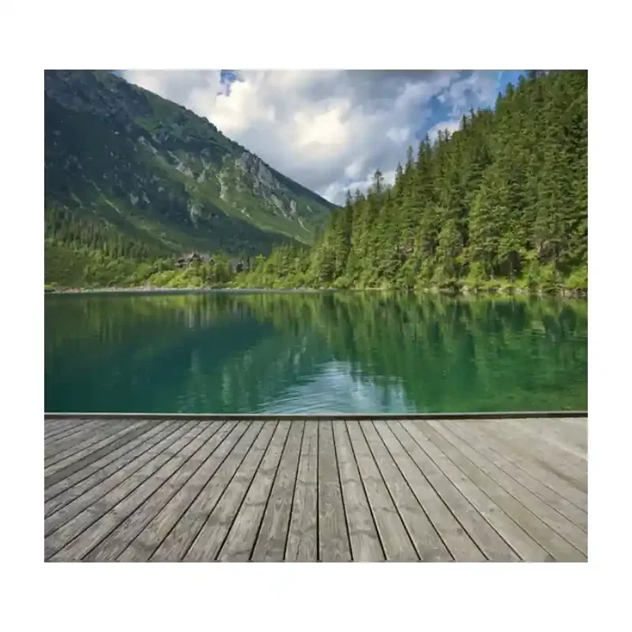 Fotomural Lago FPR026, 190cm. x 170.7cm., Vinilo Autoadhesivo Mate, Todo Color, Original, 0x0x0x0 cm.