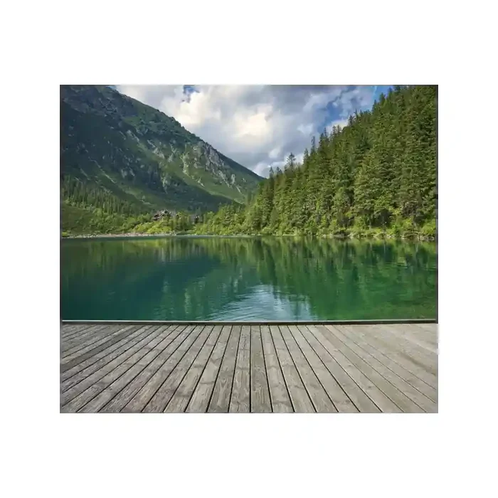 Fotomural Lago FPR026, 198cm. x 173cm., Vinilo Autoadhesivo Mate, Todo Color, Original, 0x0x0x4.87 cm.