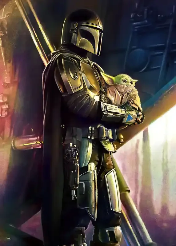 fotomural Mandalorian Savior multi color de Disney – 610733