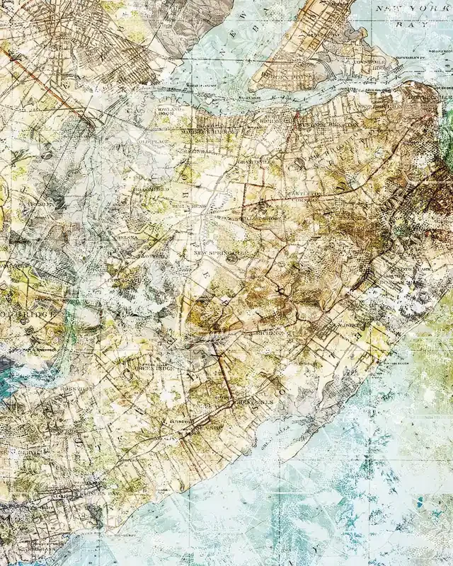 fotomural mapa del mundo multi color de Sanders & Sanders – 611880