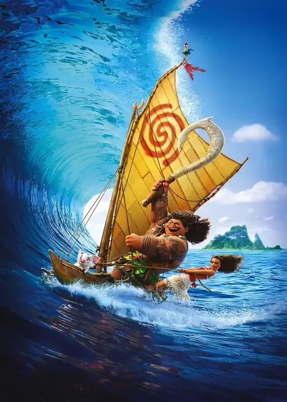 fotomural Moana azul de Disney – 610728