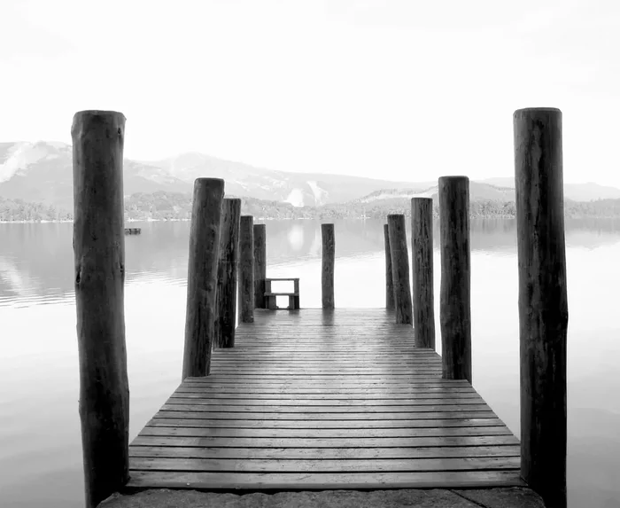 fotomural montañas gris de Sanders & Sanders – 600492