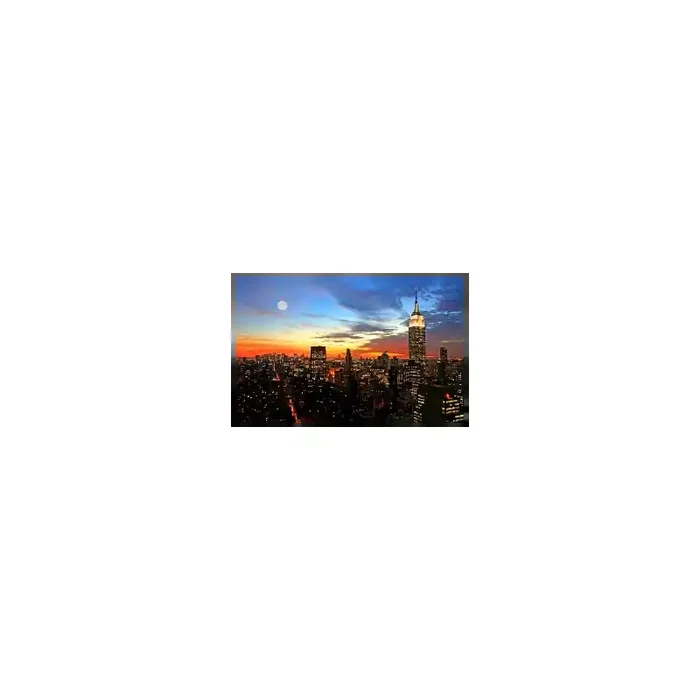 Fotomural New York Anochecer FCI004, 150cm. x 96.5cm., Vinilo Autoadhesivo Mate, Todo Color, Original, 0x0x0x0 cm.