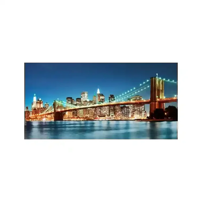 Fotomural New York City Skyline FLF010, 250cm. x 125cm., Vinilo Autoadhesivo Mate, Todo Color, Invertir, 0x20.83x0x20.83 cm.