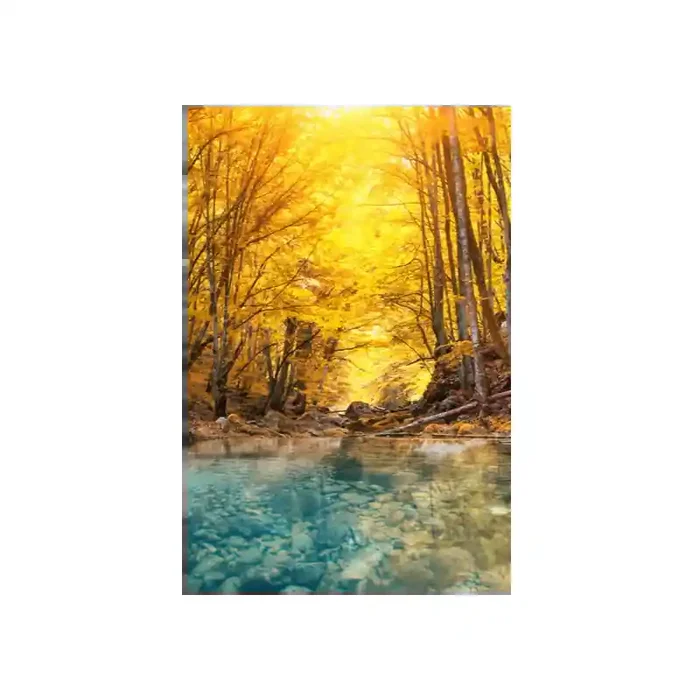Fotomural Orilla de Rio FPR035, 200cm. x 299.54166666666663cm., Vinilo Autoadhesivo Mate, Todo Color, Original, 38.46x0x38.46×0