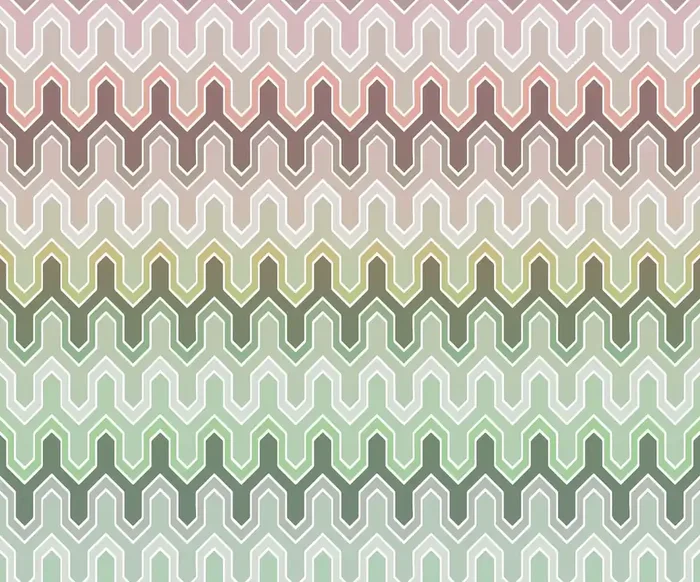 fotomural ornamento retro multicolor de Komar – 612891