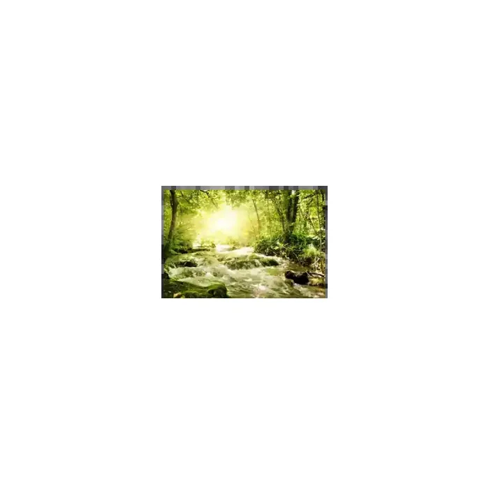 Fotomural Paisagem com Rio FNA011, 100cm. x 67cm., Vinilo Autoadhesivo Mate, Todo Color, Original, 0x0x0x0 cm.