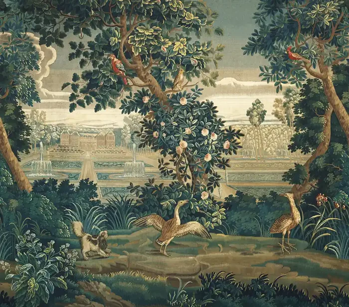 fotomural paisaje boscoso verde de Sanders & Sanders – 640825