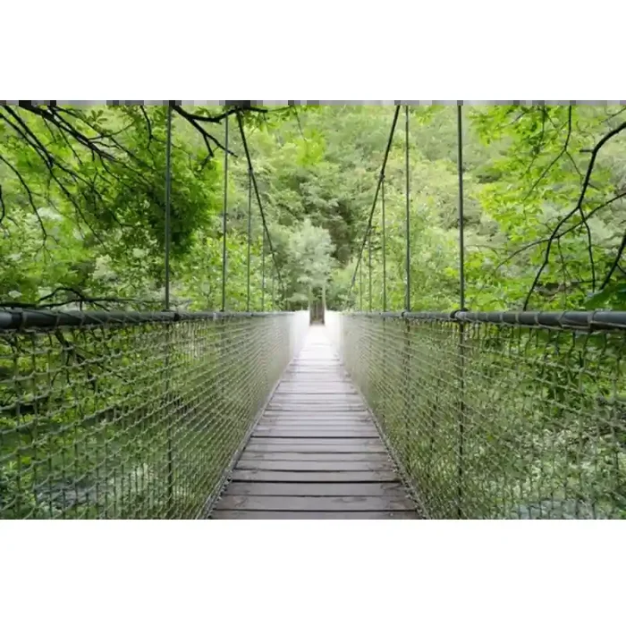 Fotomural paisaje puente FPR015, 195cm. x 129cm., Vinilo Autoadhesivo Mate, Todo Color, Original, 0x0x0x0 cm.