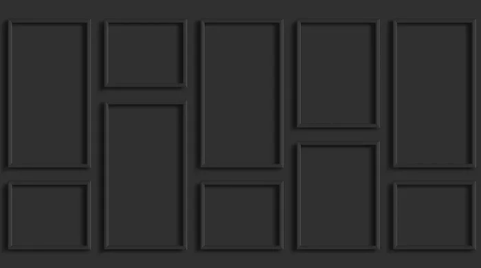 fotomural paneles de pared negro de Origin Wallcoverings – 357336