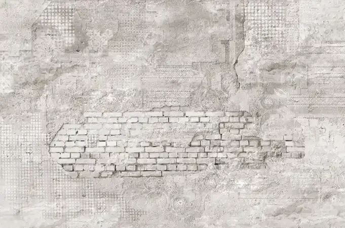fotomural pared de ladrillos gris de Sanders & Sanders – 640956